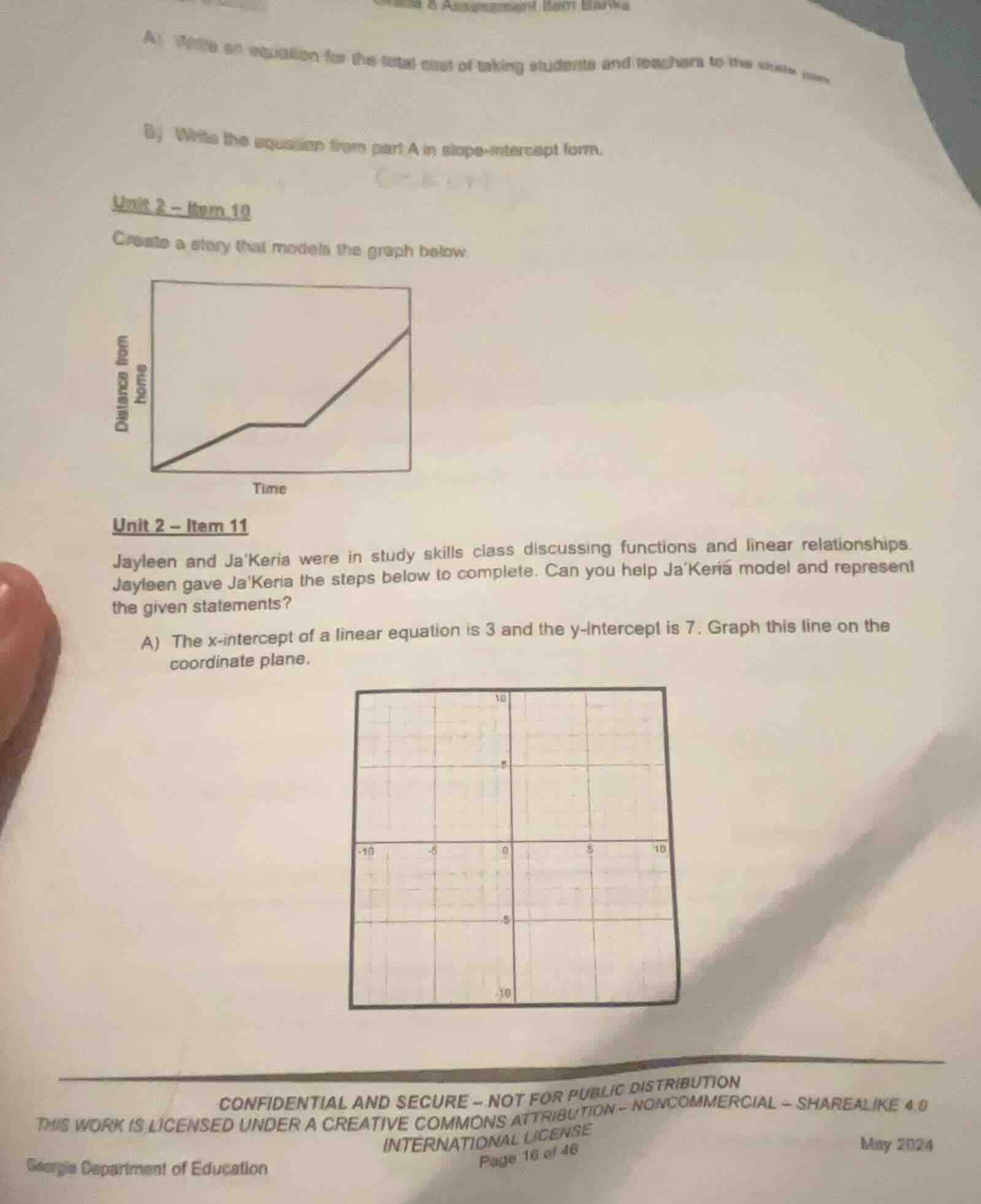 a) write an equation for the total cost of taking students and teachers…