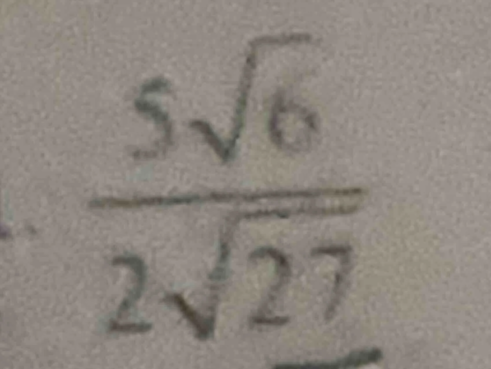 (\frac{3sqrt{6}}{2sqrt{27}})