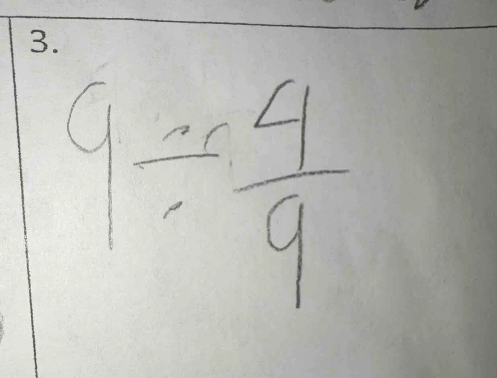 3. $9 \\div \\frac{4}{9}$