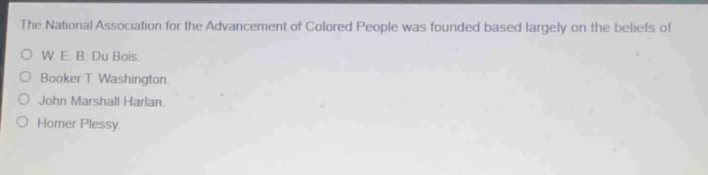 the national association for the advancement of colored people was foun…
