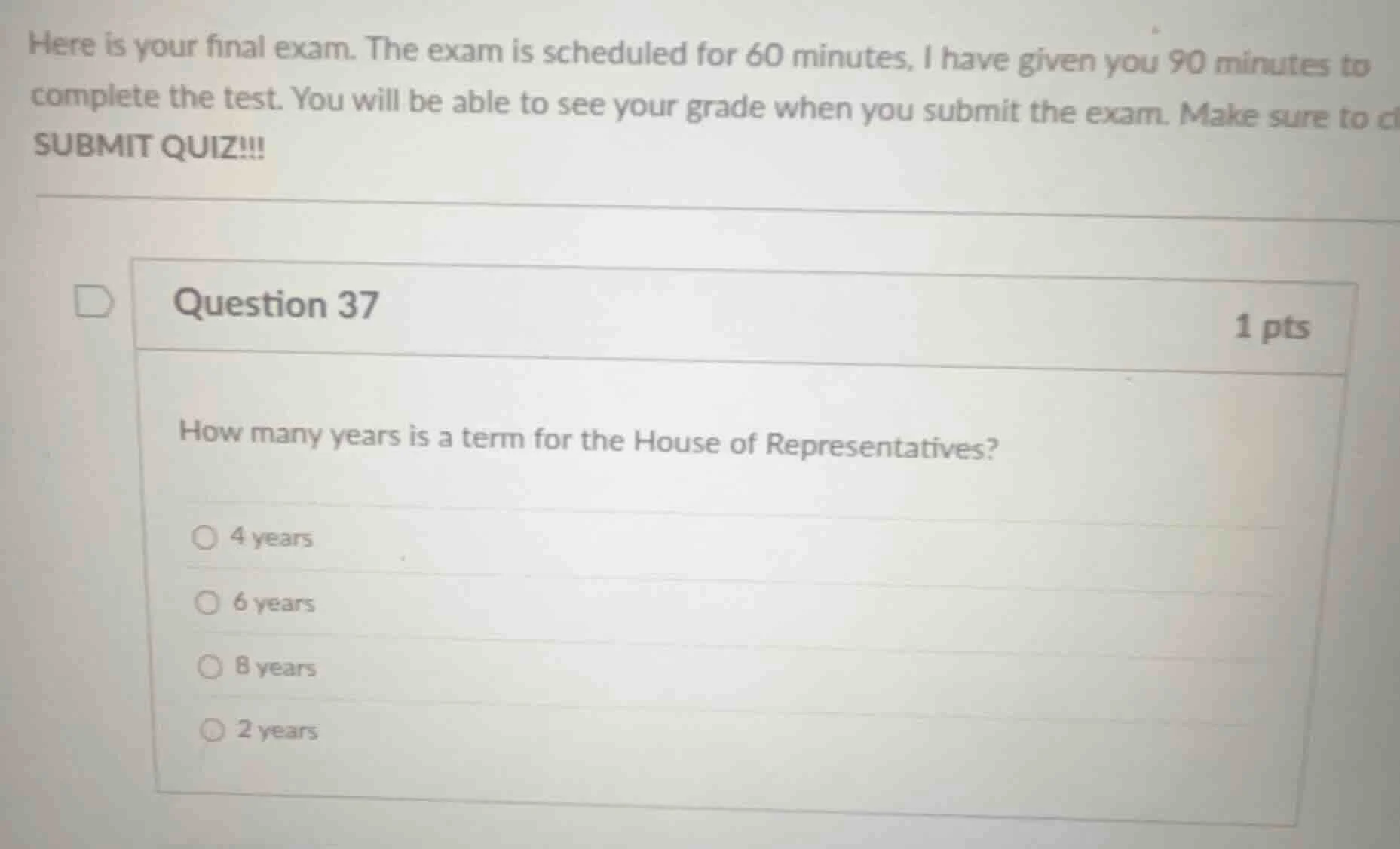 here is your final exam. the exam is scheduled for 60 minutes, i have g…