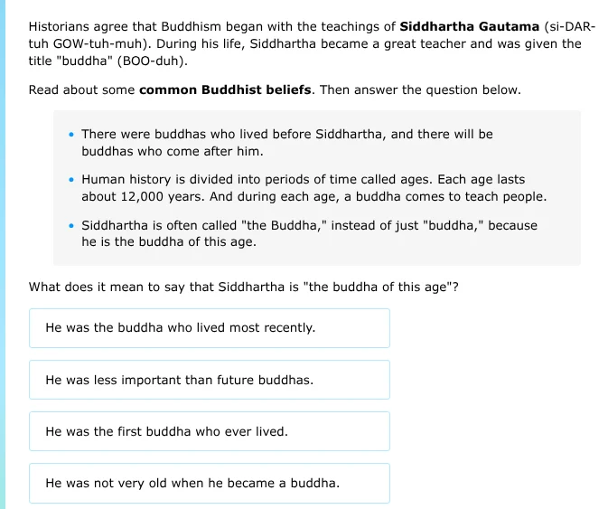 historians agree that buddhism began with the teachings of siddhartha g…