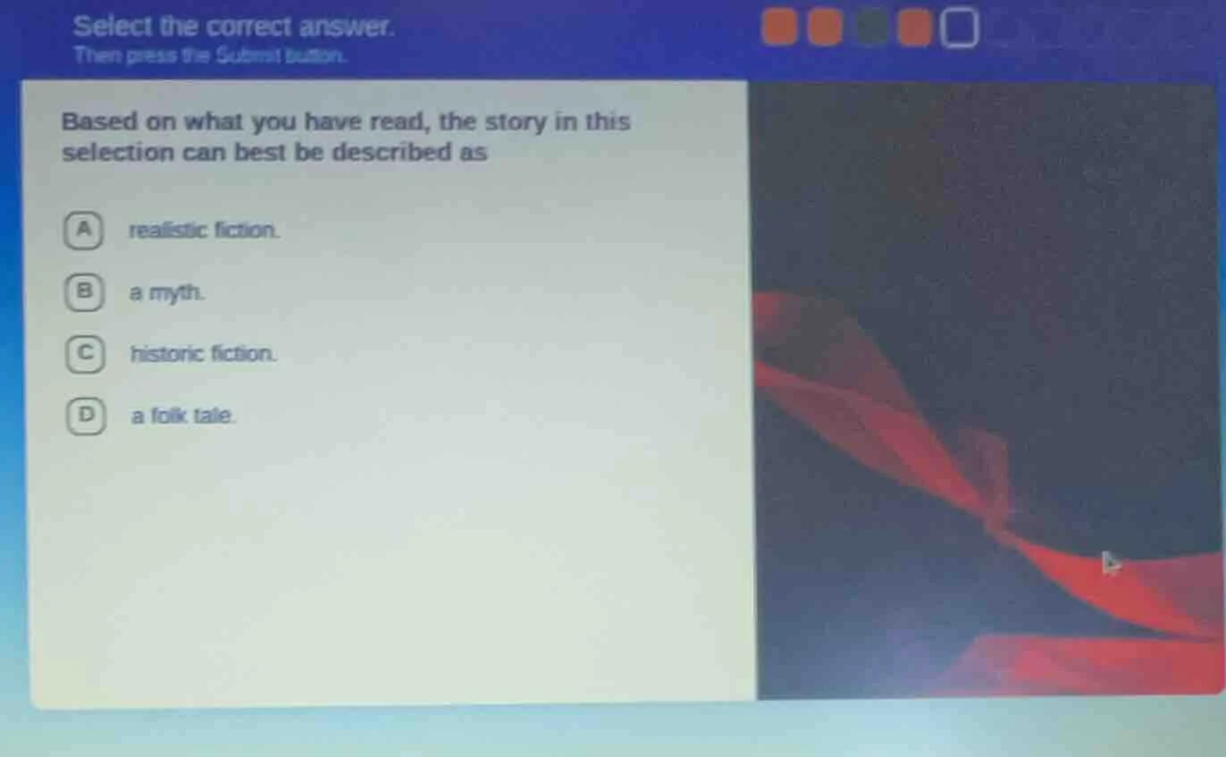 select the correct answer. then press the submit button. based on what …