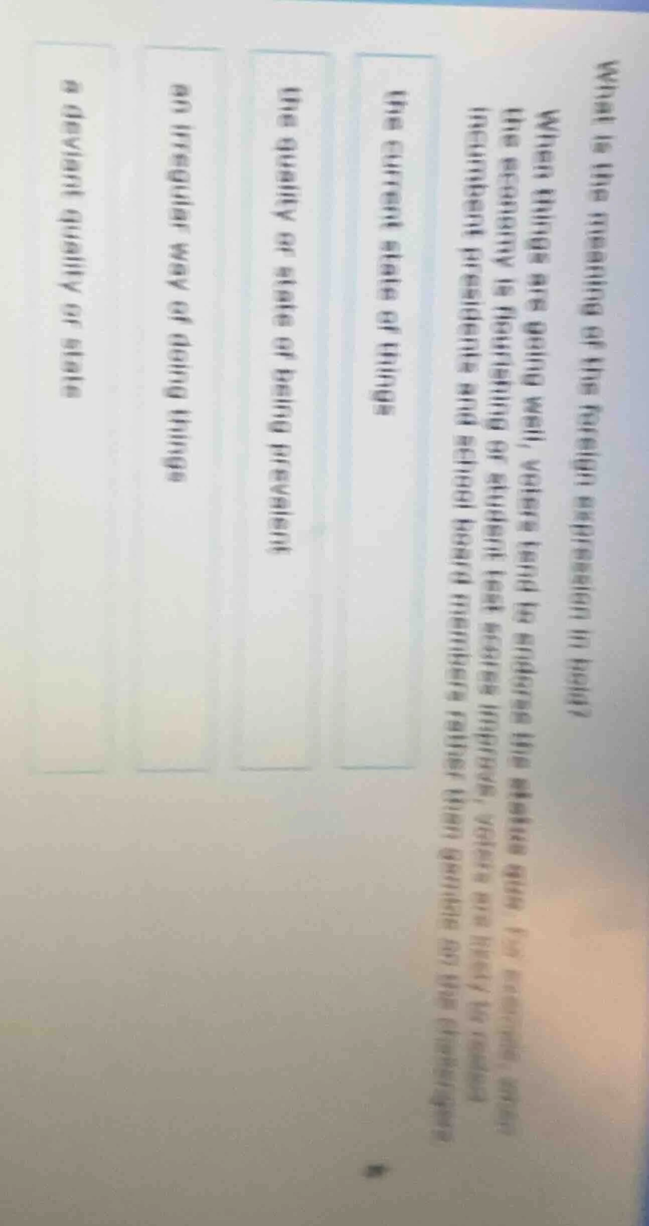 what is the meaning of the foreign expression in hot? when things are g…