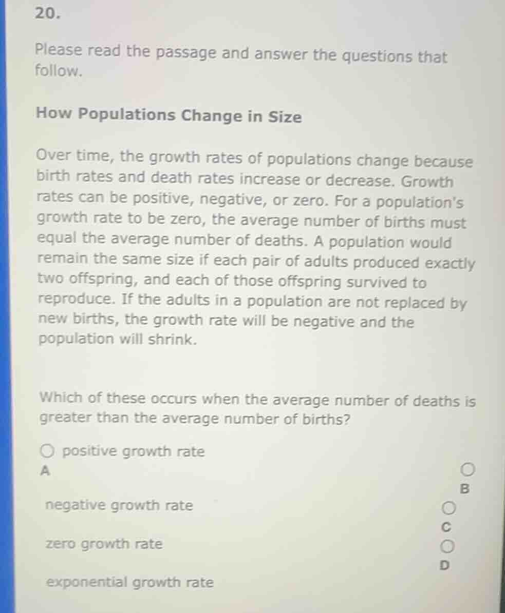 20. please read the passage and answer the questions that follow. how p…