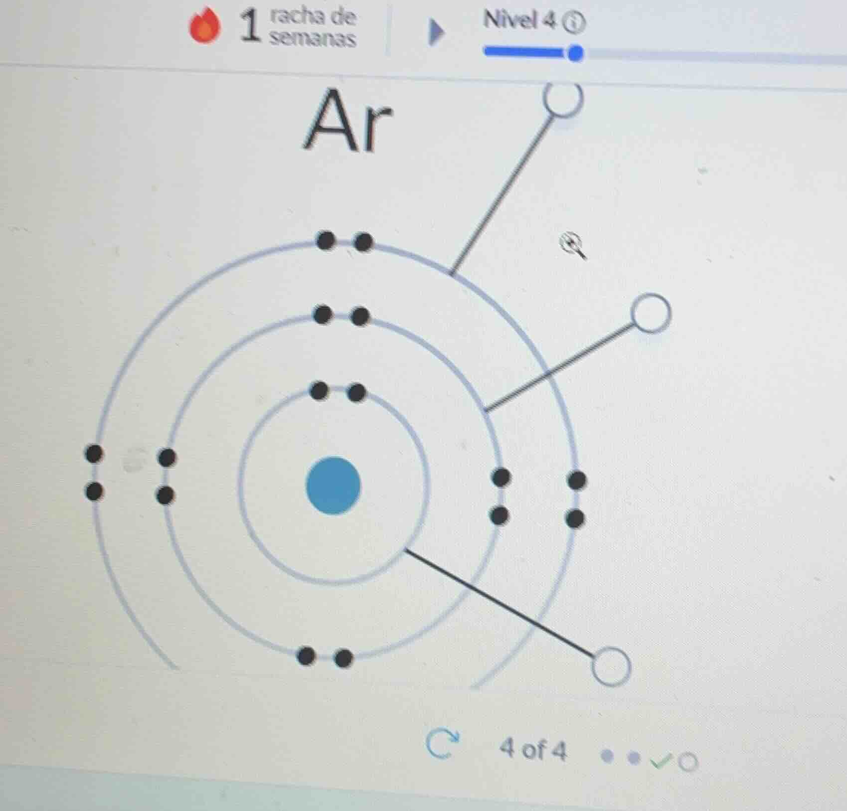 1 racha de semanas nivel 4 ar 4 of 4