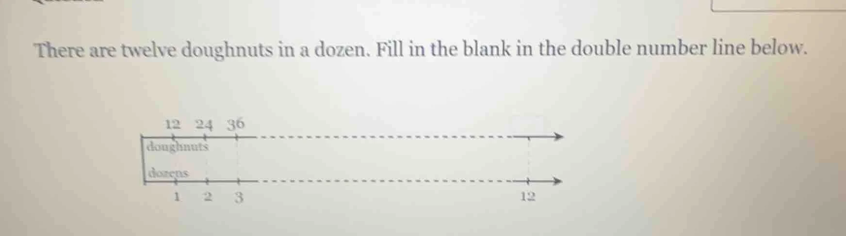 there are twelve doughnuts in a dozen. fill in the blank in the double …