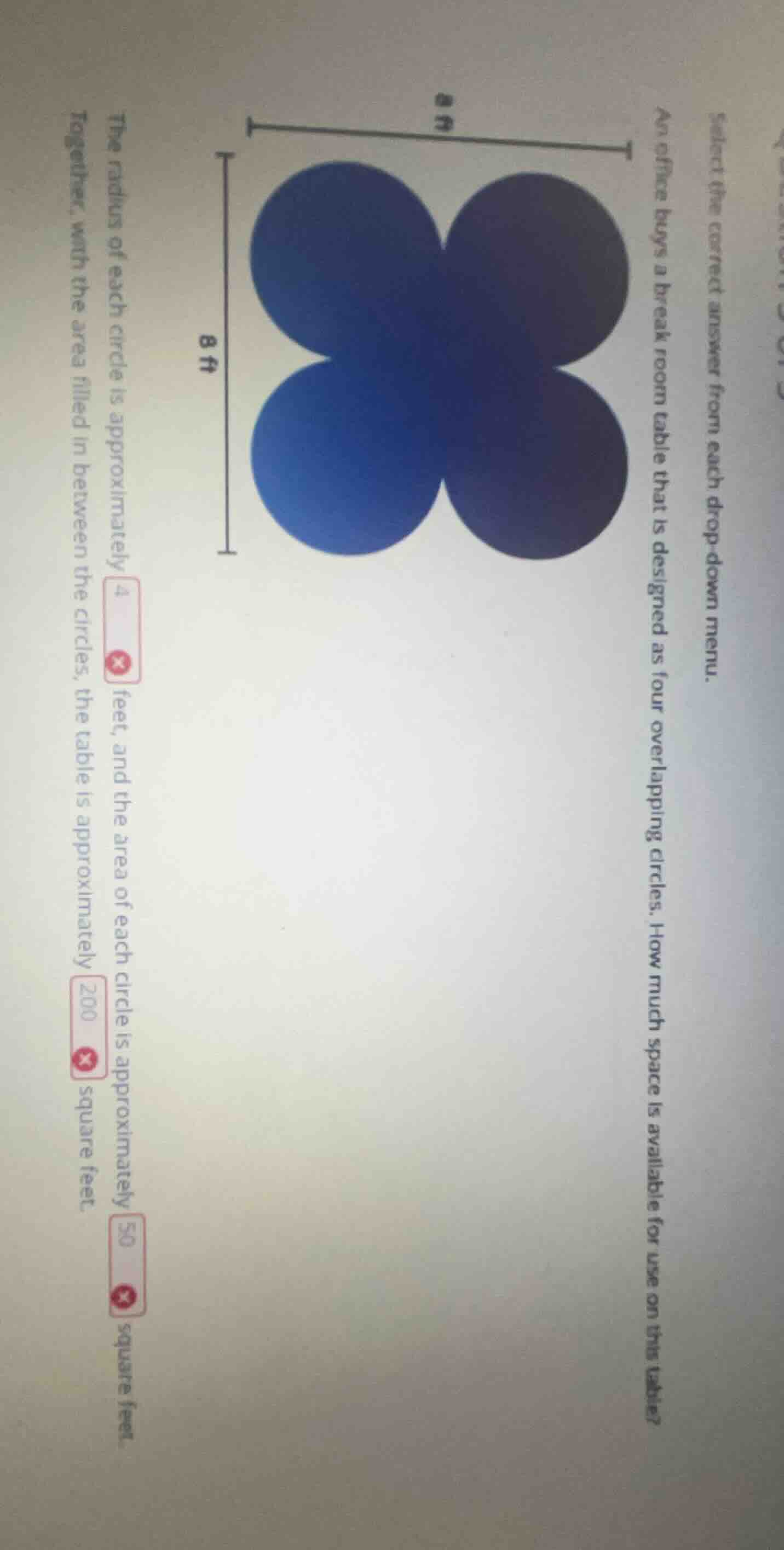 select the correct answer from each drop down menu. an office buys a br…