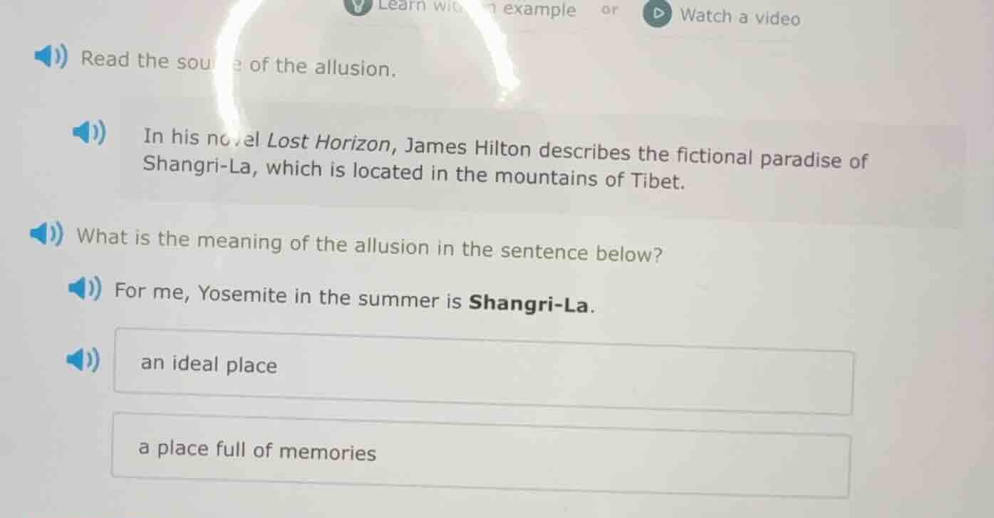 read the source of the allusion. in his novel lost horizon, james hilto…