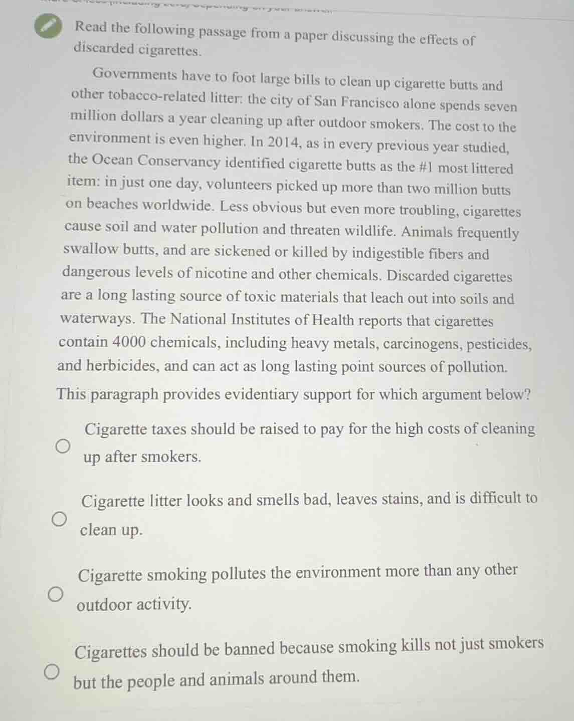 read the following passage from a paper discussing the effects of disca…