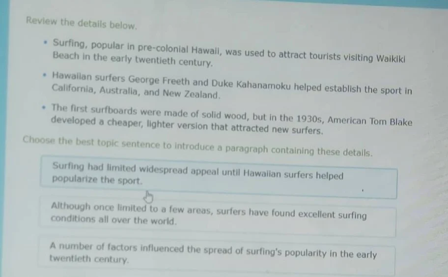 review the details below. - surfing, popular in pre - colonial hawaii, …