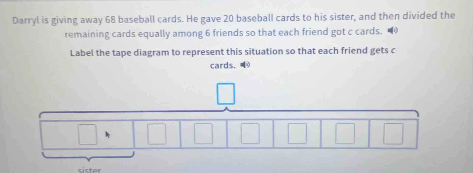 darryl is giving away 68 baseball cards. he gave 20 baseball cards to h…