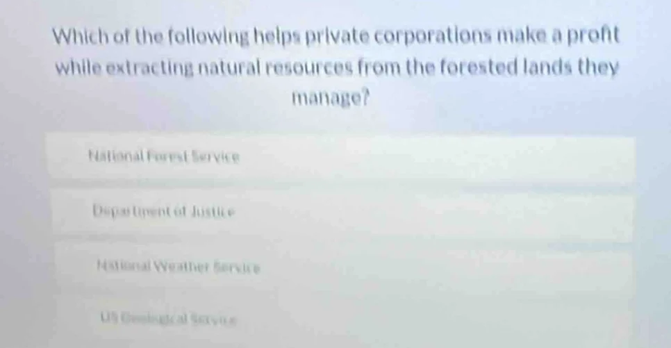 which of the following helps private corporations make a profit while e…