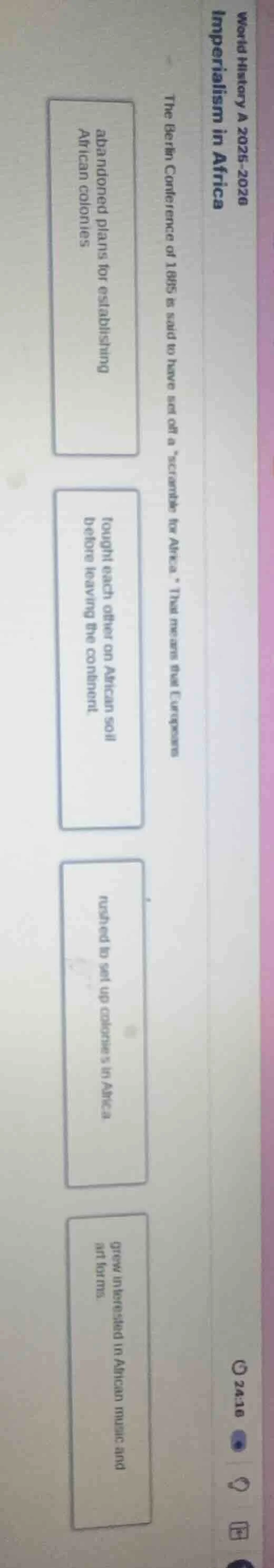 world history a 2025-2026 imperialism in africa the berlin conference o…