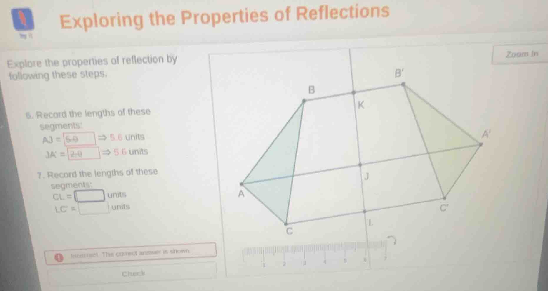 exploring the properties of reflections explore the properties of refle…