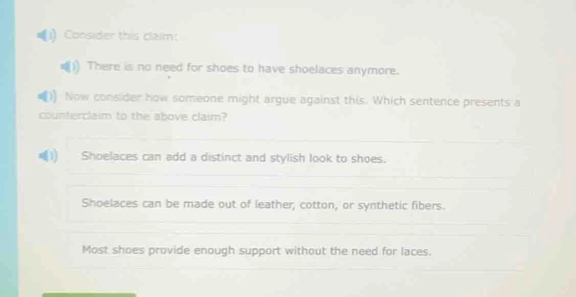consider this claim: there is no need for shoes to have shoelaces anymo…