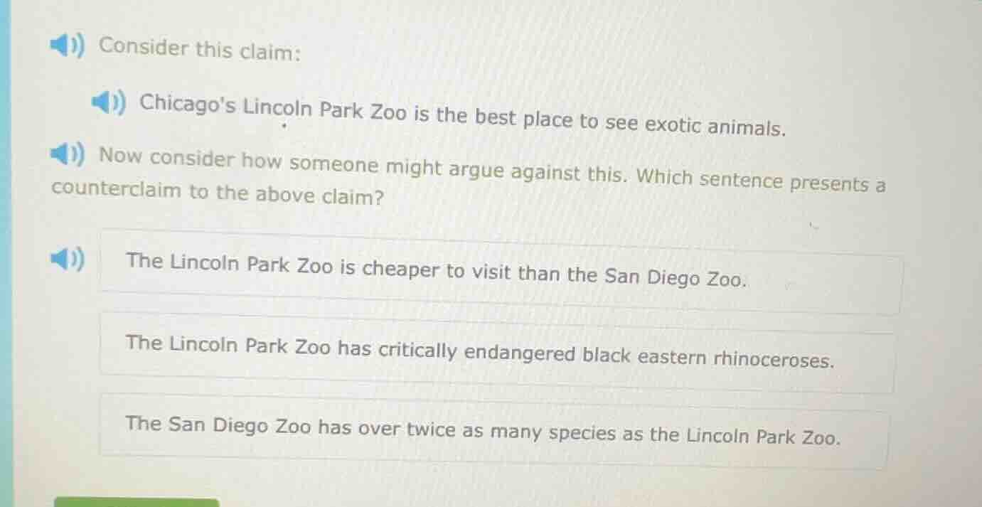 consider this claim: chicagos lincoln park zoo is the best place to see…