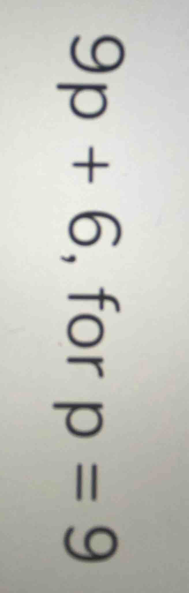9p + 6, for p = 9