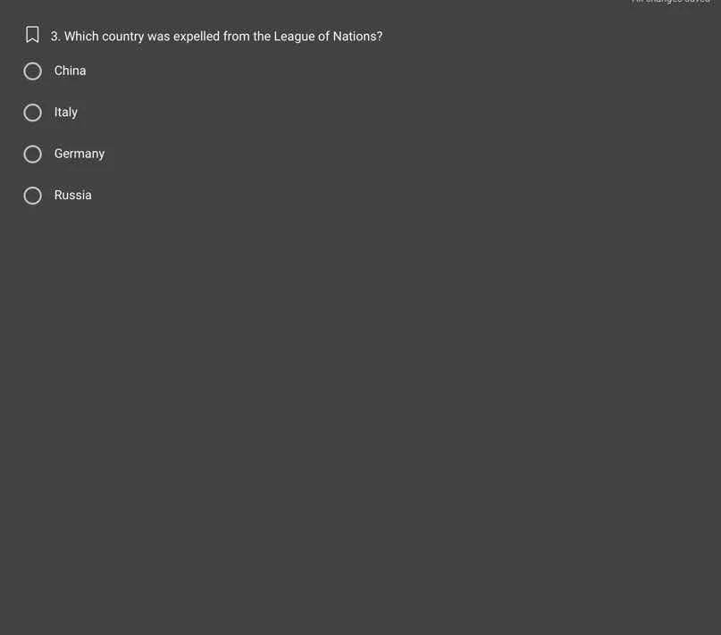 3. which country was expelled from the league of nations? china italy g…