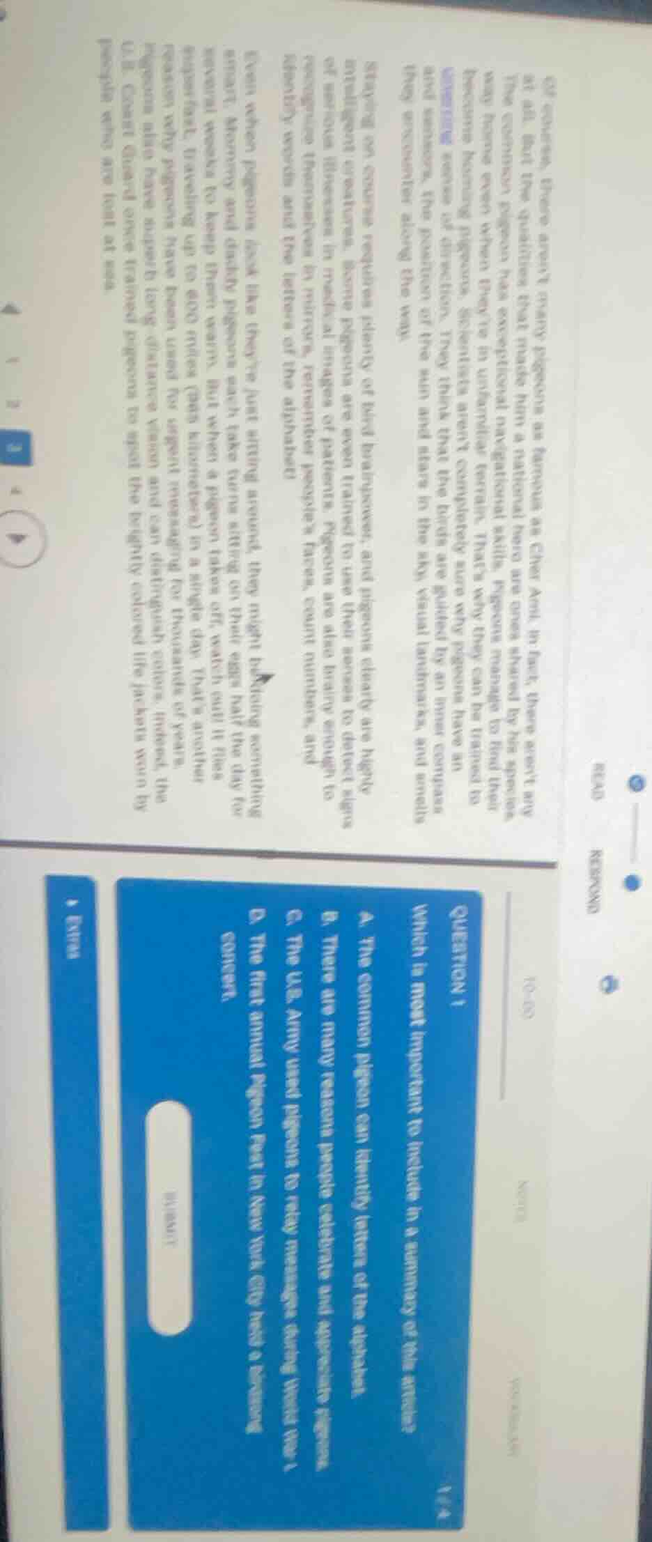 of course, there arent many pigeons as famous as cher ami. in fact, the…