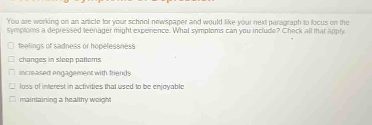 you are working on an article for your school newspaper and would like …