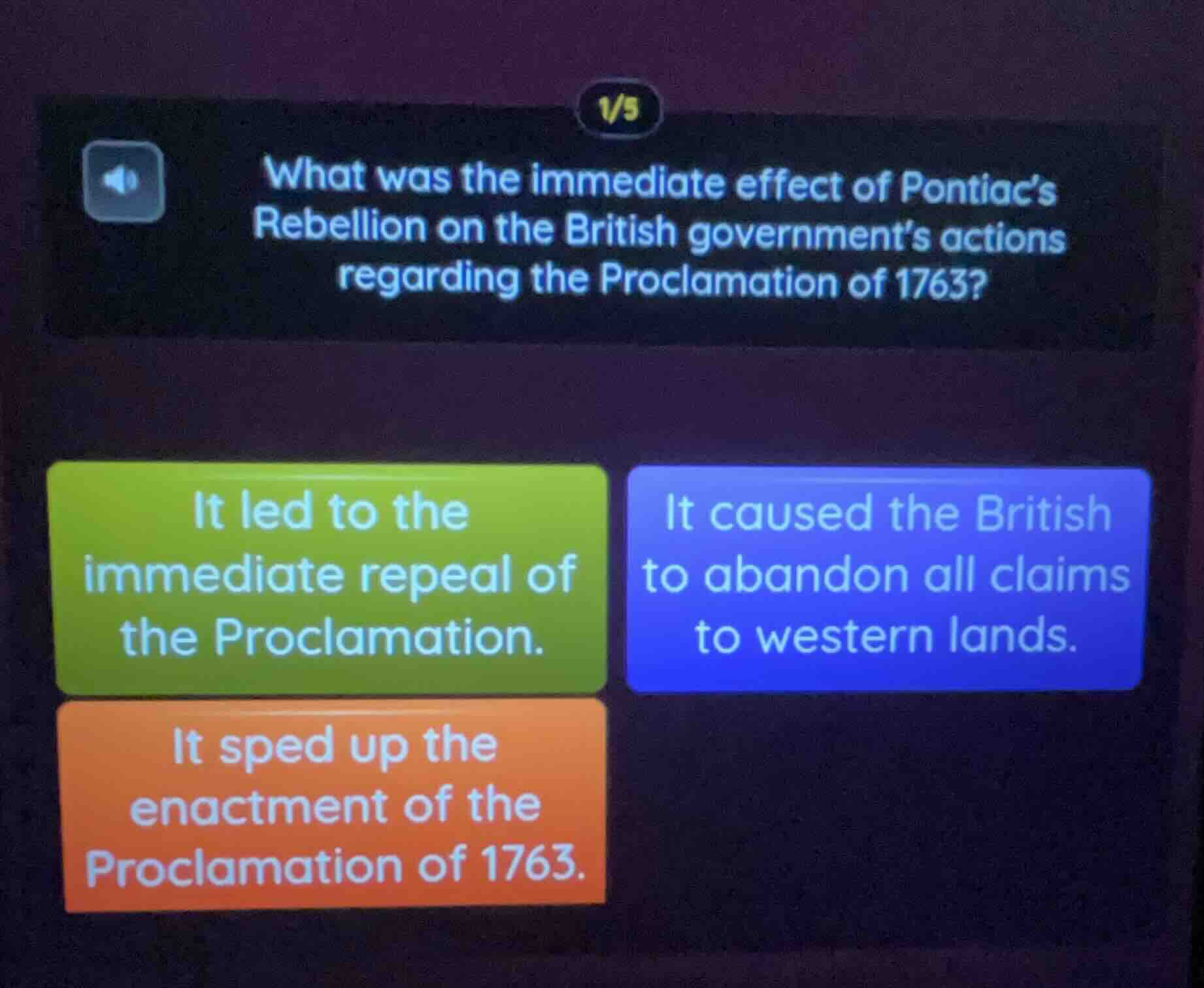 what was the immediate effect of pontiac’s rebellion on the british gov…