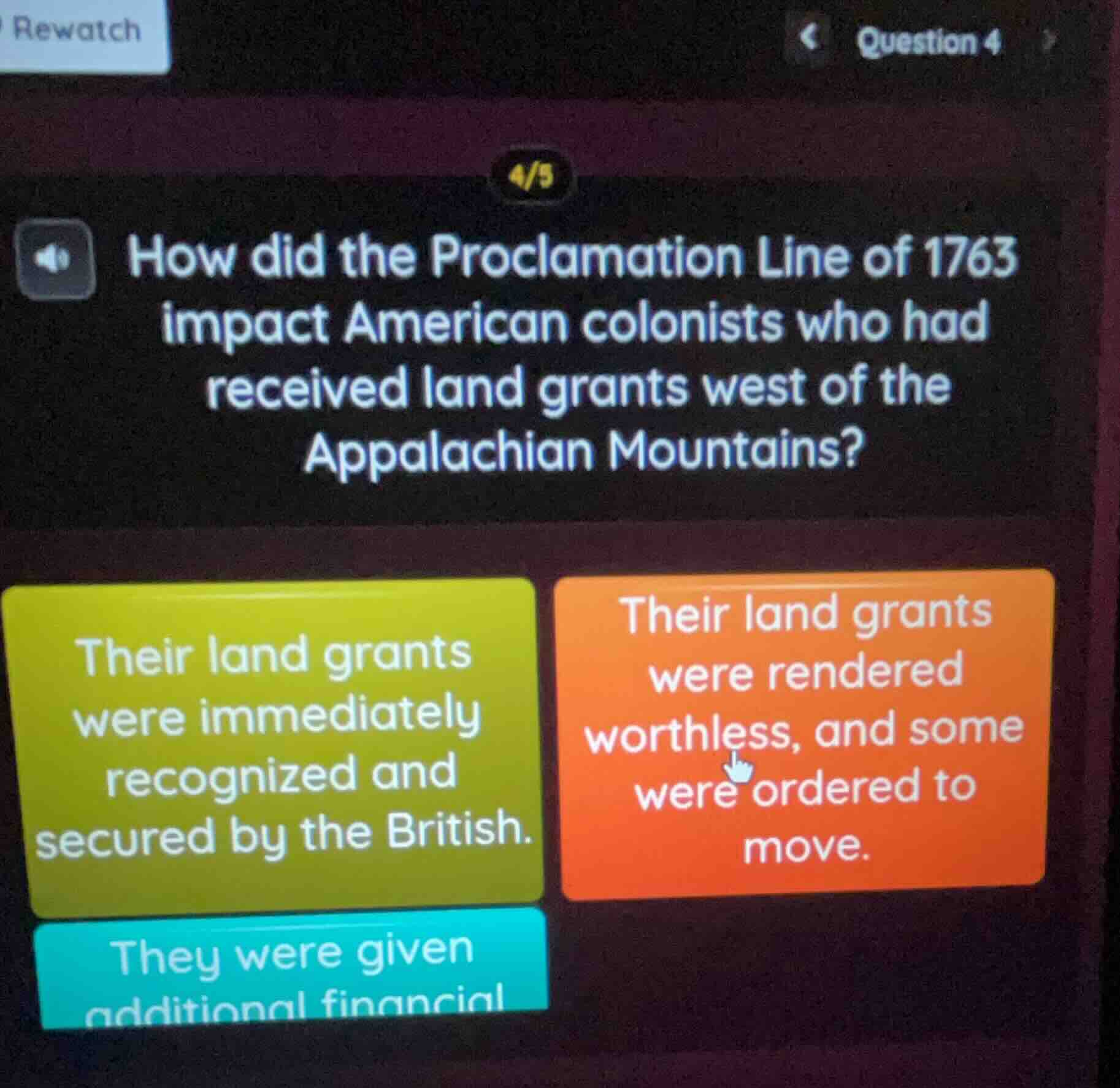 how did the proclamation line of 1763 impact american colonists who had…