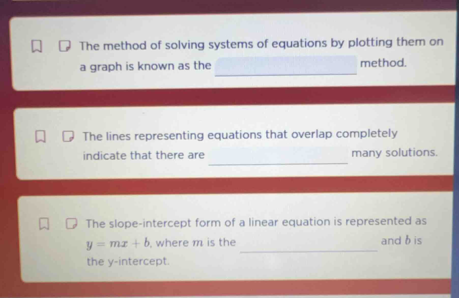 the method of solving systems of equations by plotting them on a graph …