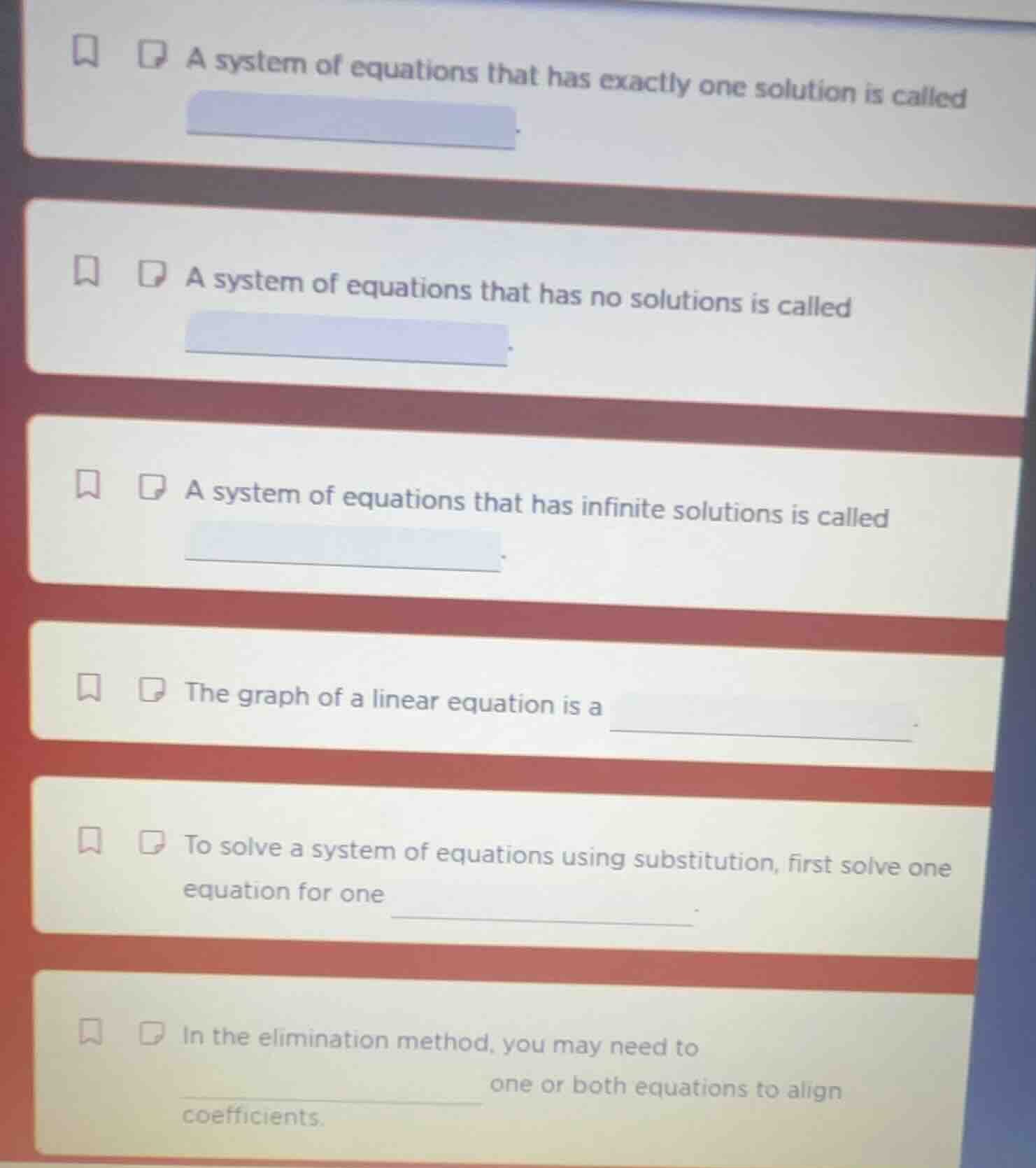 a system of equations that has exactly one solution is called ______. a…