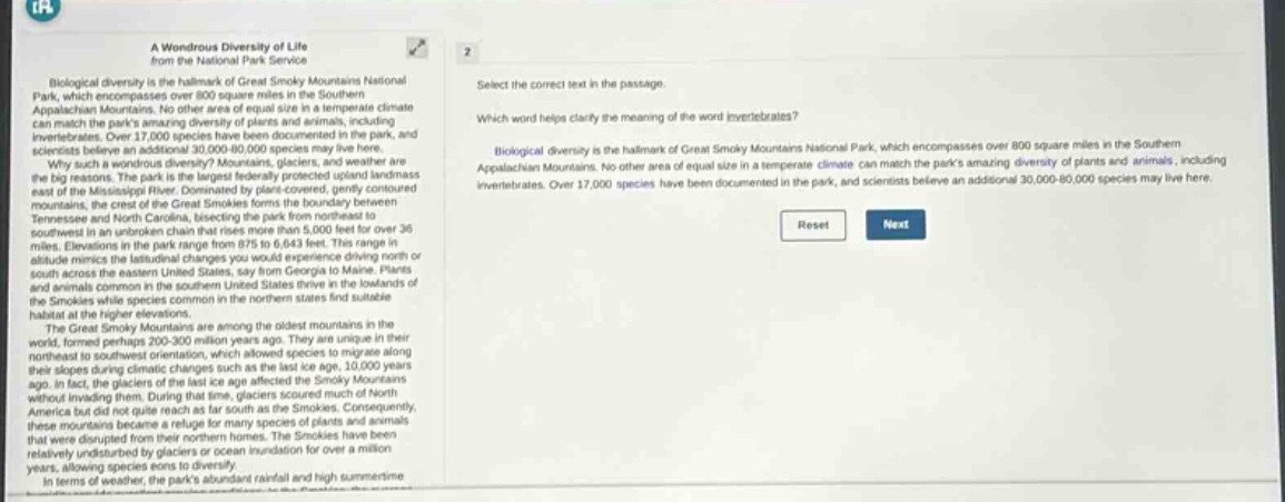 a wondrous diversity of life from the national park service biological …