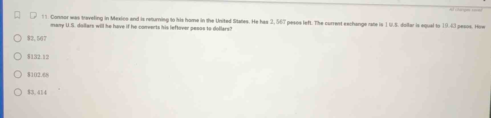 11. connor was traveling in mexico and is returning to his home in the …