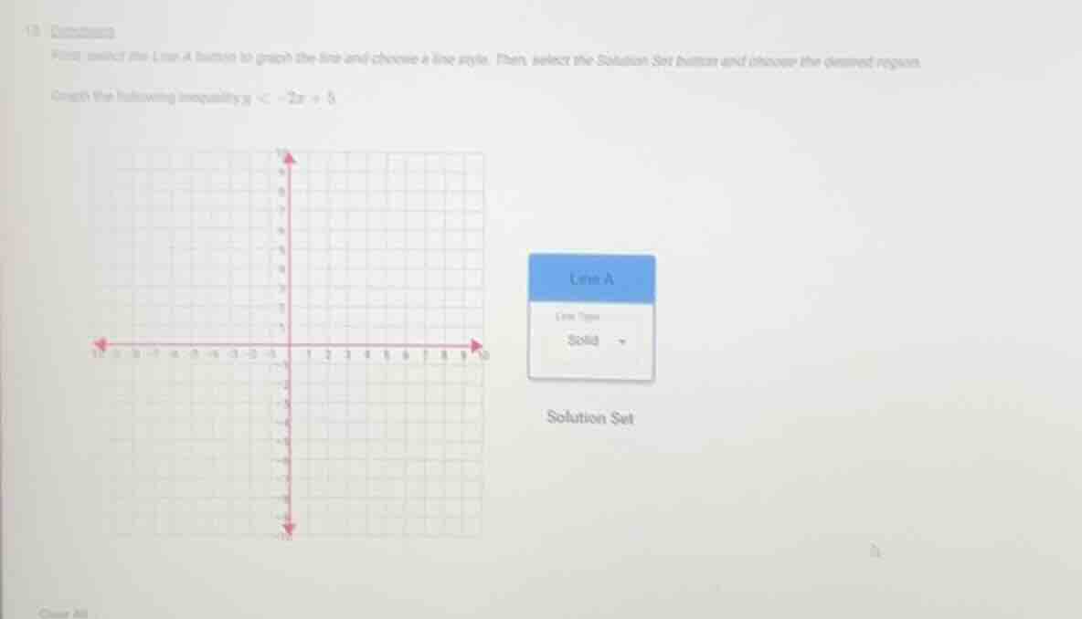 13. directions first, select the line a button to graph the line and ch…