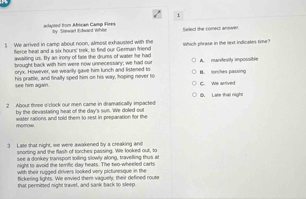 adapted from african camp fires by stewart edward white 1 we arrived in…
