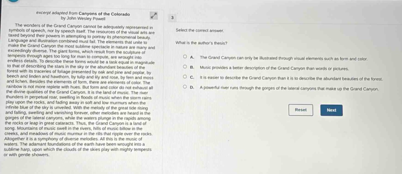 excerpt adapted from canyons of the colorado by john wesley powell the …