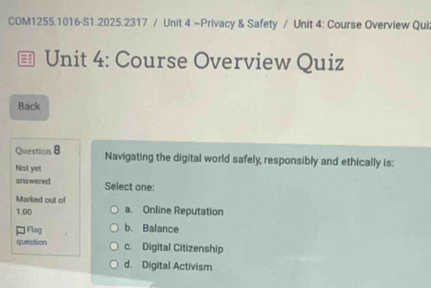 com1255.1016 - s1.2025.2317 / unit 4 ~privacy & safety / unit 4: course…