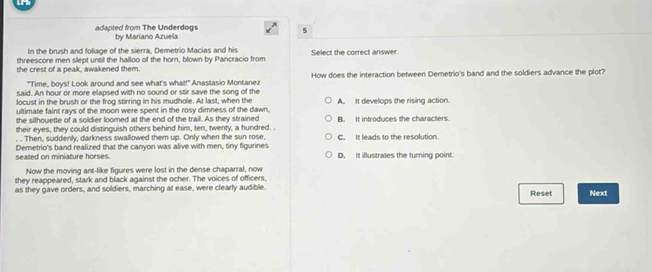 adapted from the underdogs by mariano azuela in the brush and foliage o…