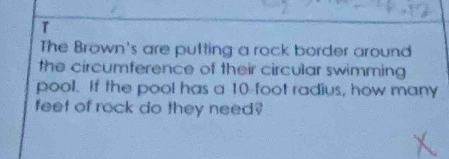 the browns are putting a rock border around the circumference of their …