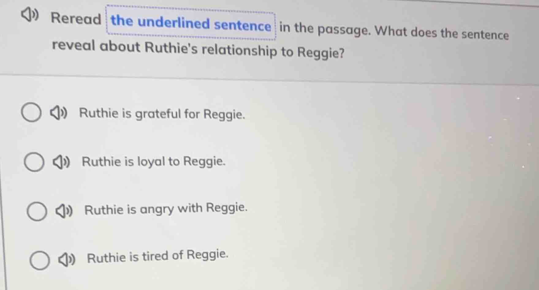 reread the underlined sentence in the passage. what does the sentence r…