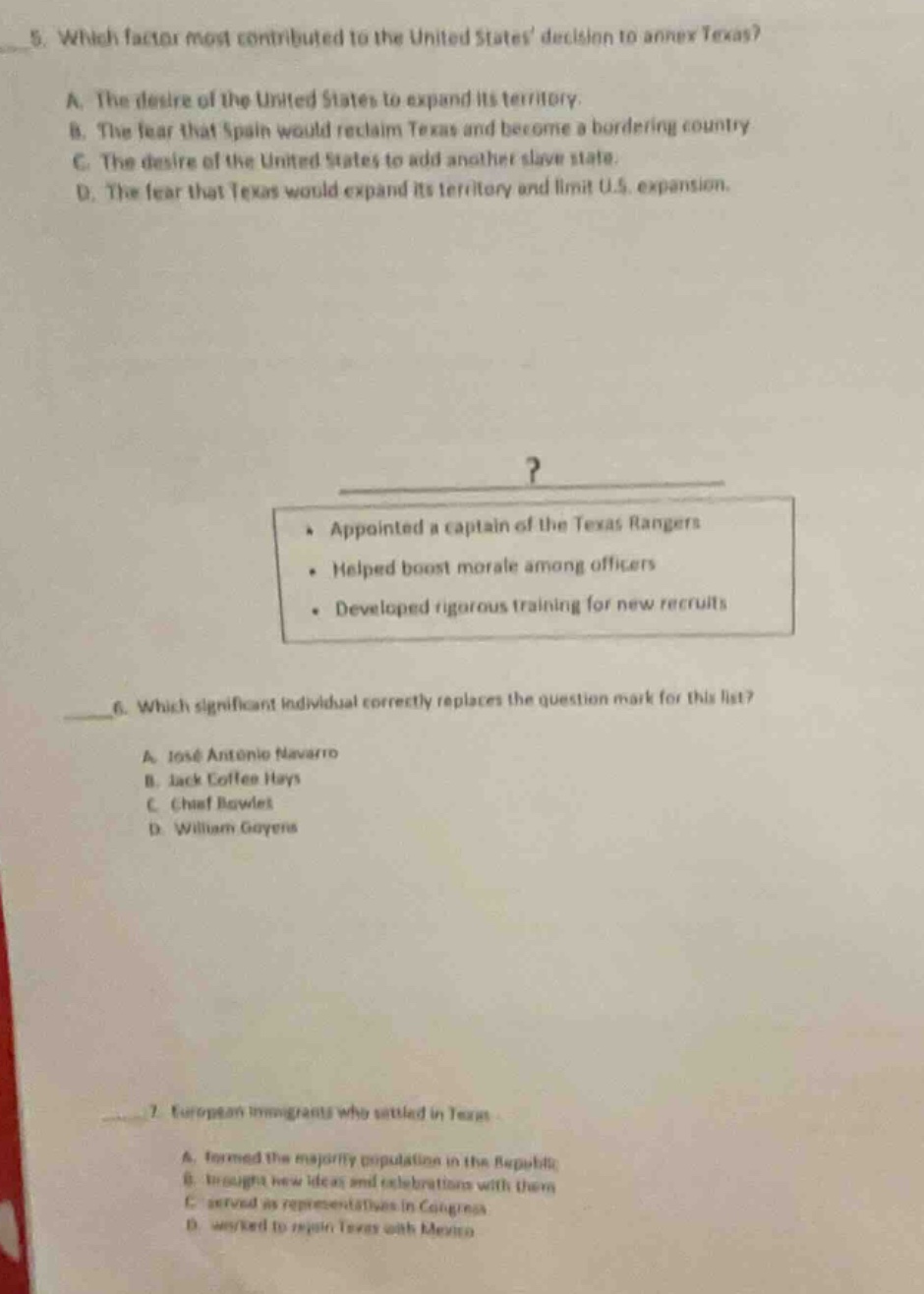 5. which factor most contributed to the united states decision to annex…
