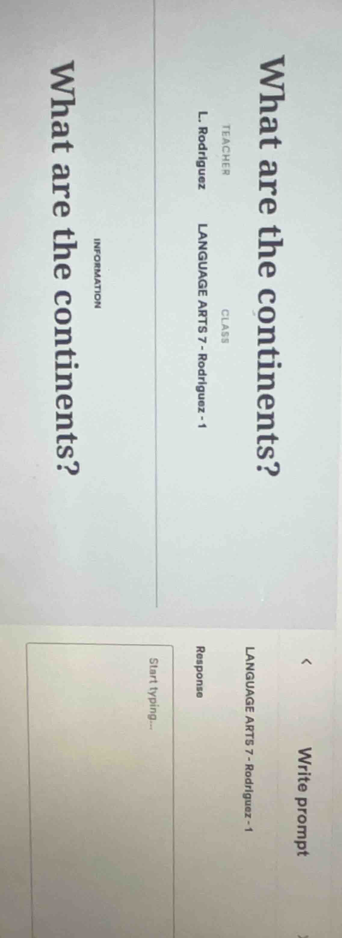 what are the continents?