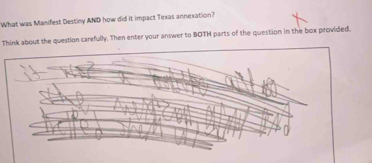 what was manifest destiny and how did it impact texas annexation? think…