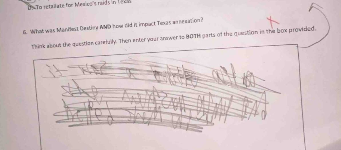 6. what was manifest destiny and how did it impact texas annexation? th…
