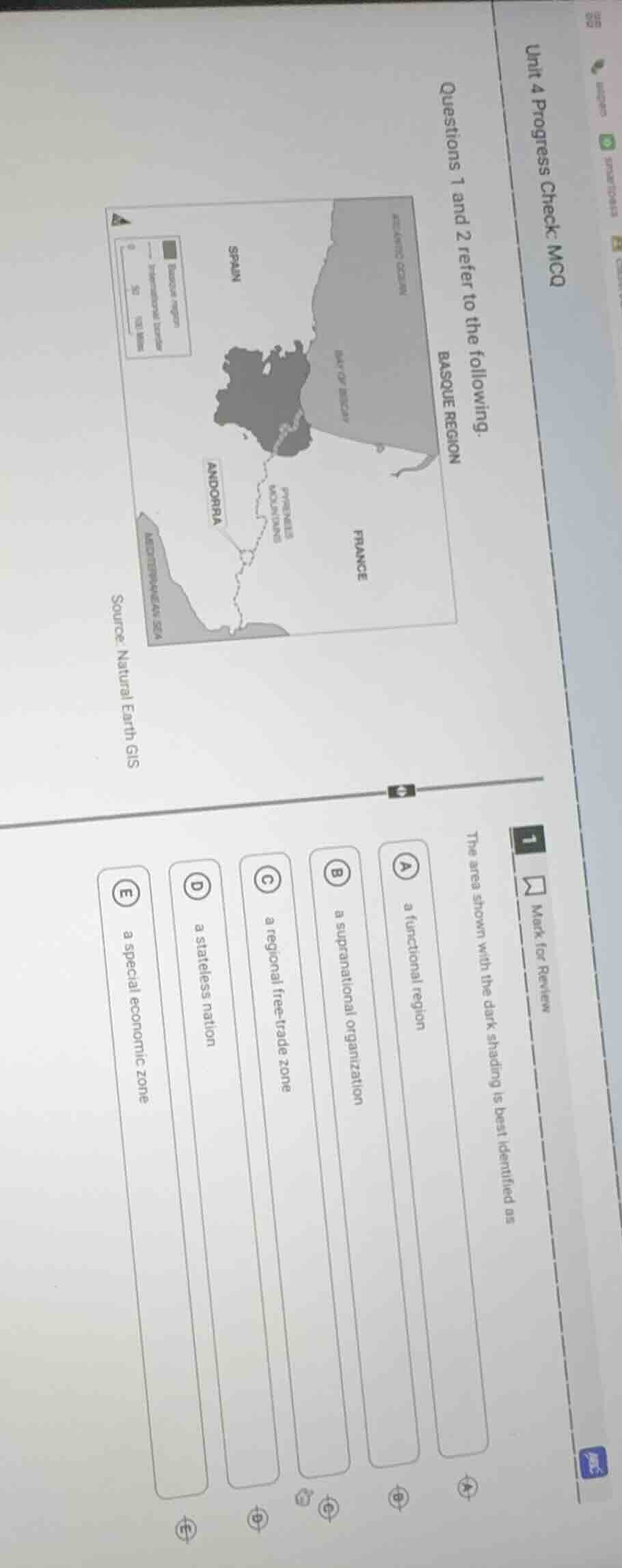 unit 4 progress check: mcq questions 1 and 2 refer to the following. ma…