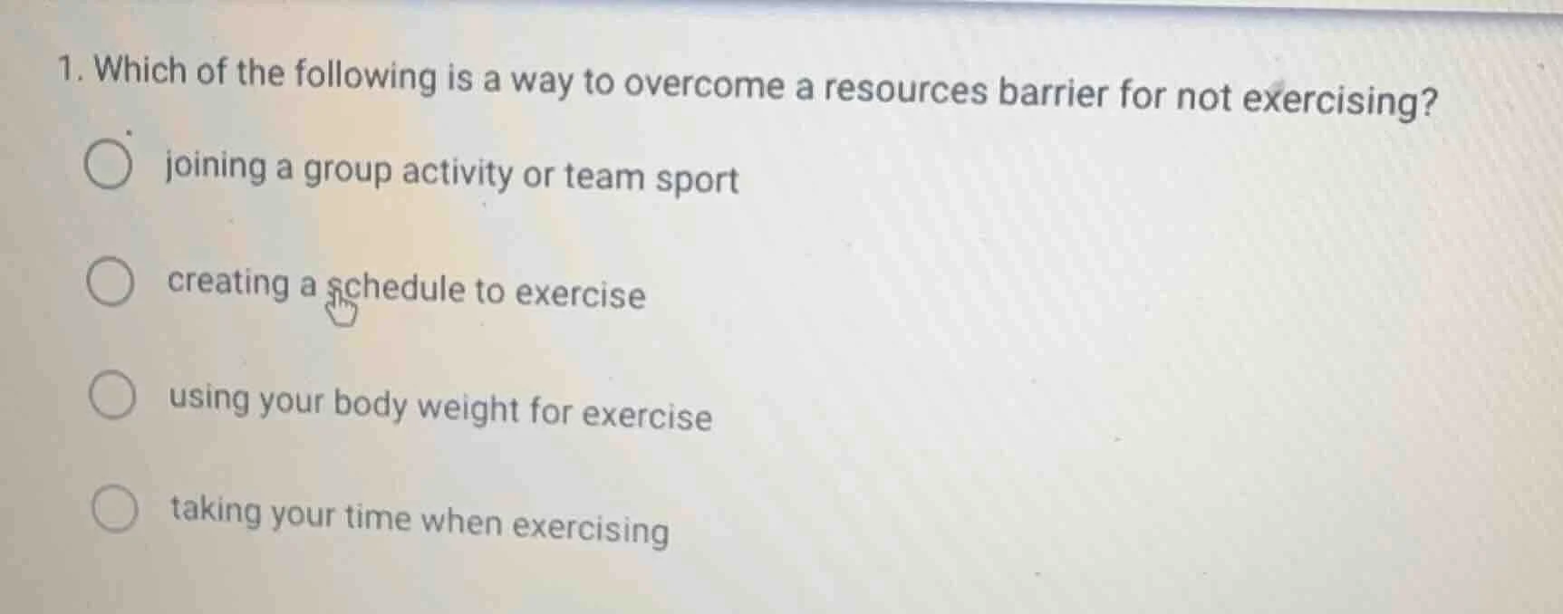 1. which of the following is a way to overcome a resources barrier for …