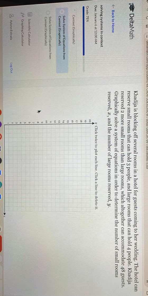 khadija is blocking off several rooms in a hotel for guests coming to h…