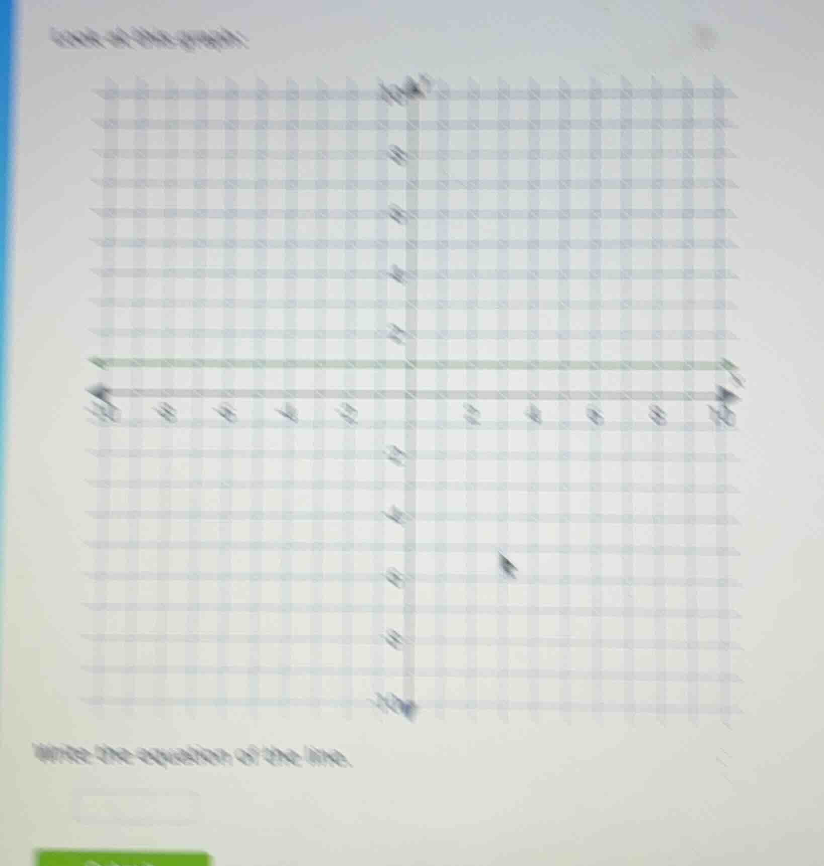 write the equation of the line.