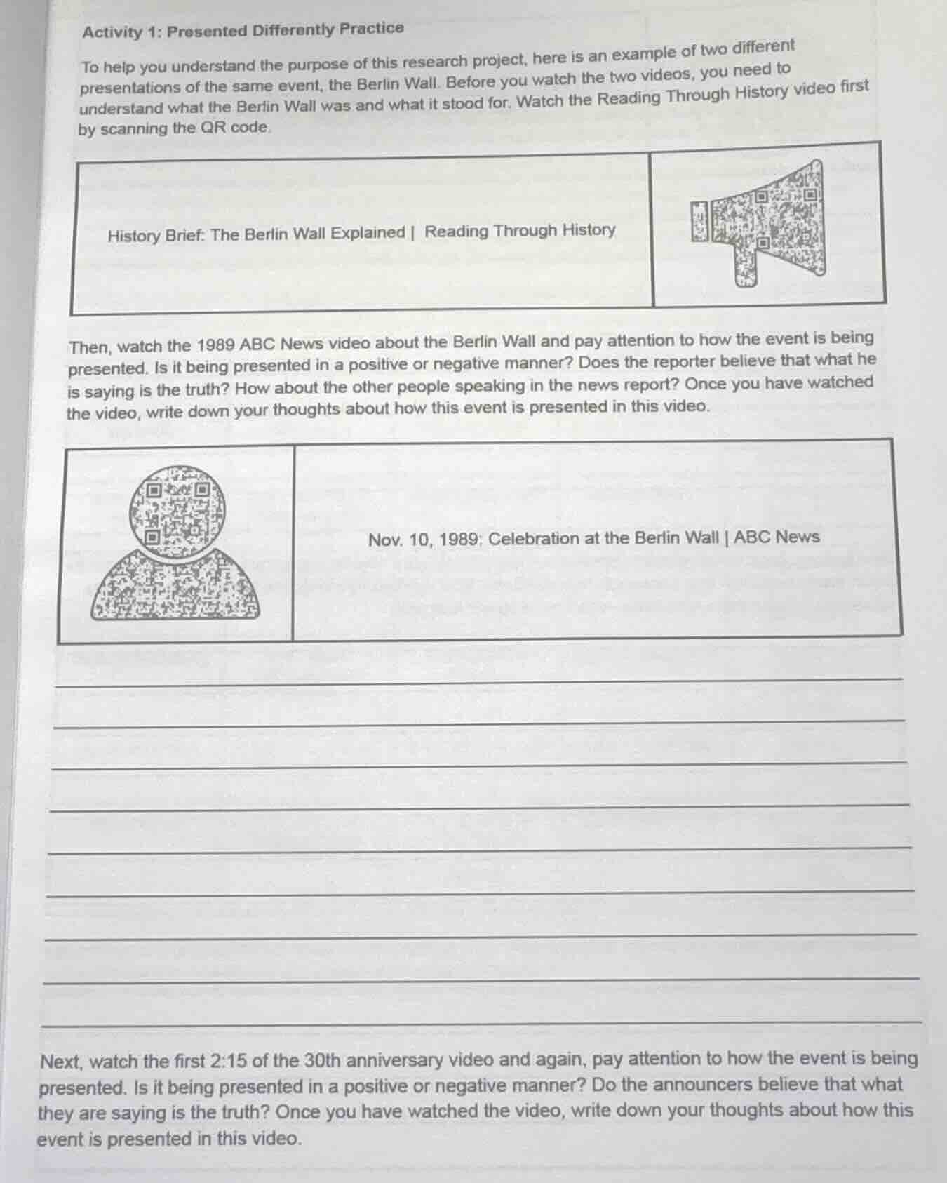 activity 1: presented differently practice to help you understand the p…