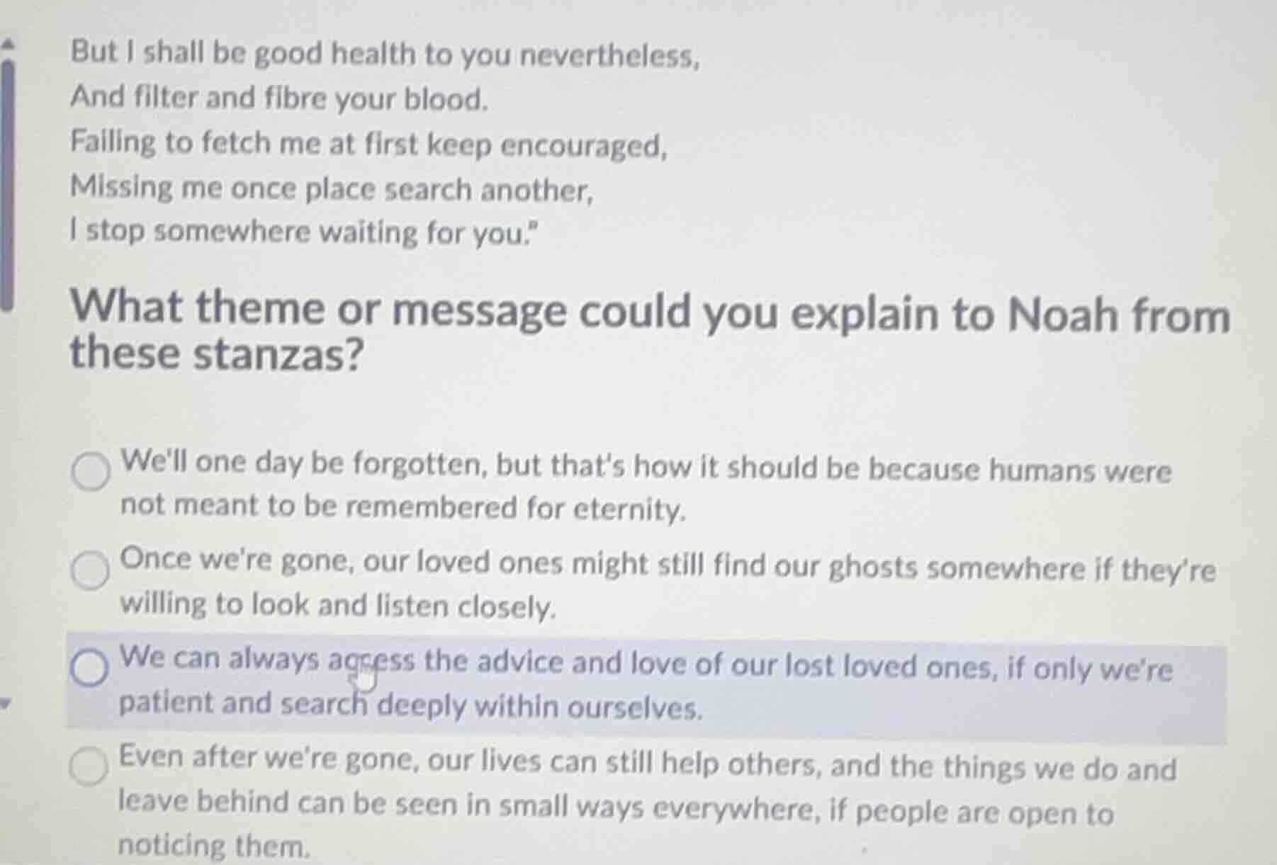 but i shall be good health to you nevertheless, and filter and fibre yo…