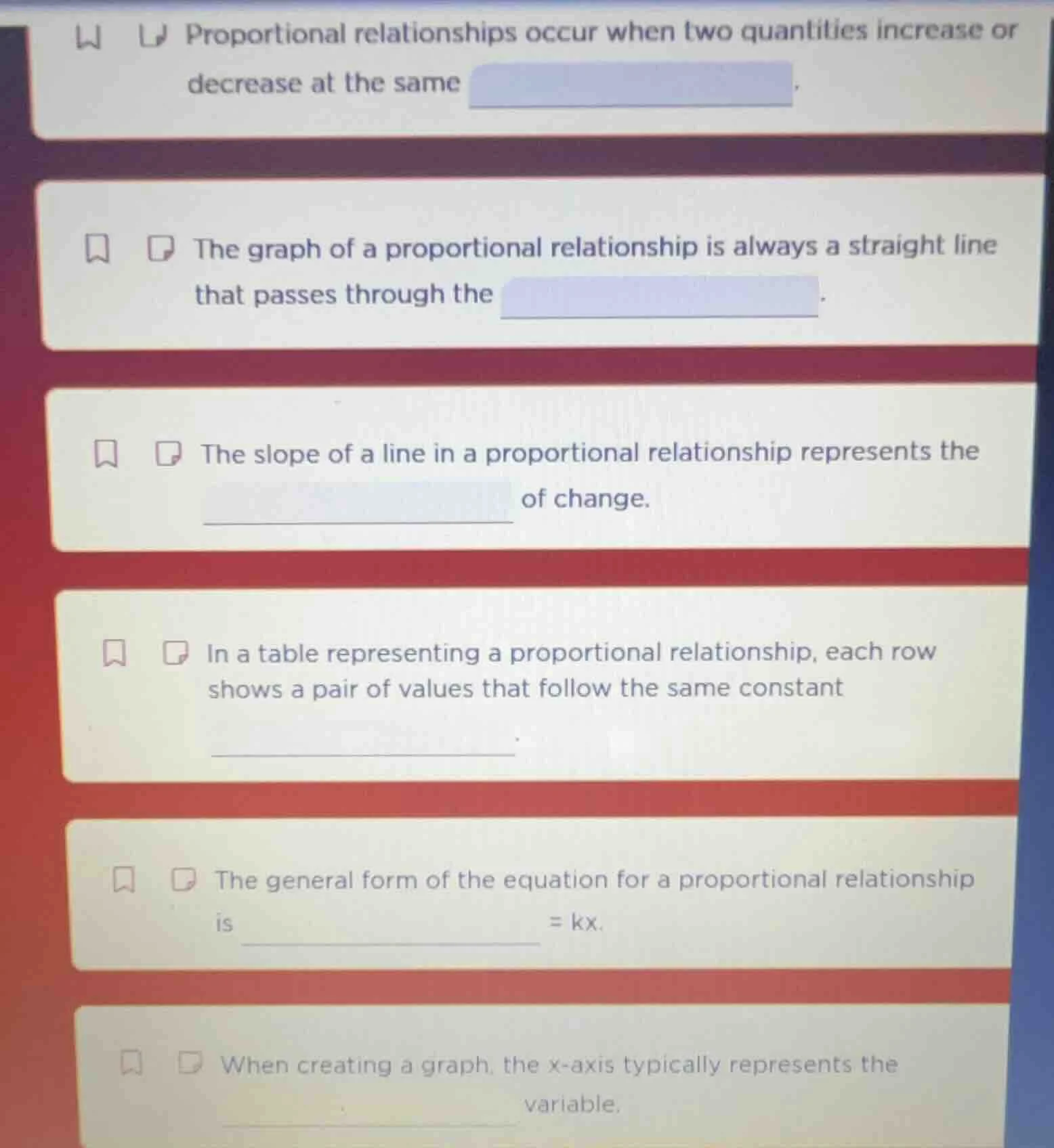 proportional relationships occur when two quantities increase or decrea…