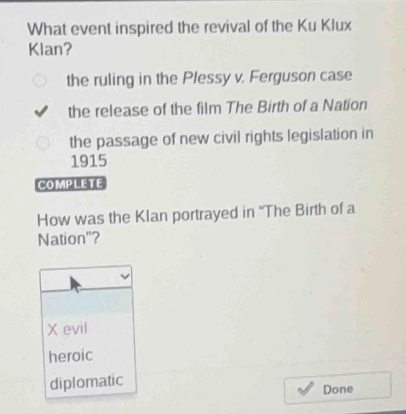 what event inspired the revival of the ku klux klan? the ruling in the …